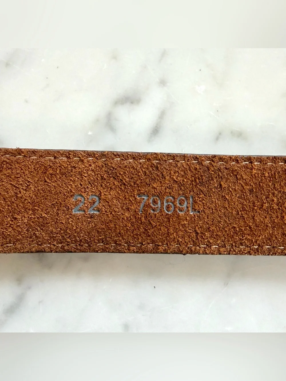 Tony Lama Western/Native American Leather Belt w/Silver Buttons&Buckle, 22”, EUC